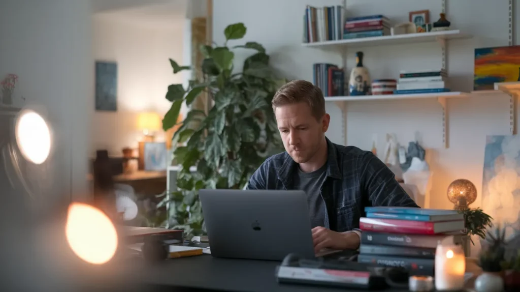 how to stay productive working from home all day