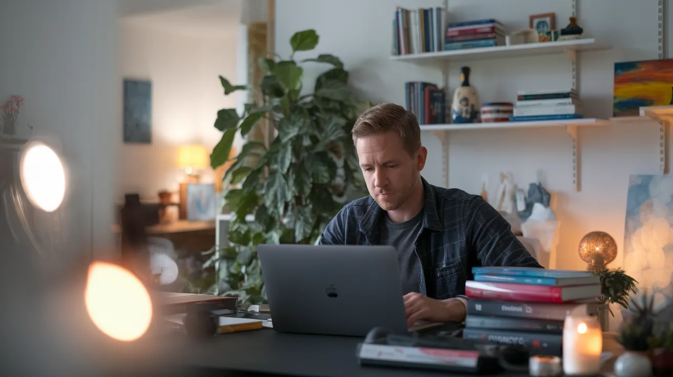 how to stay productive working from home all day