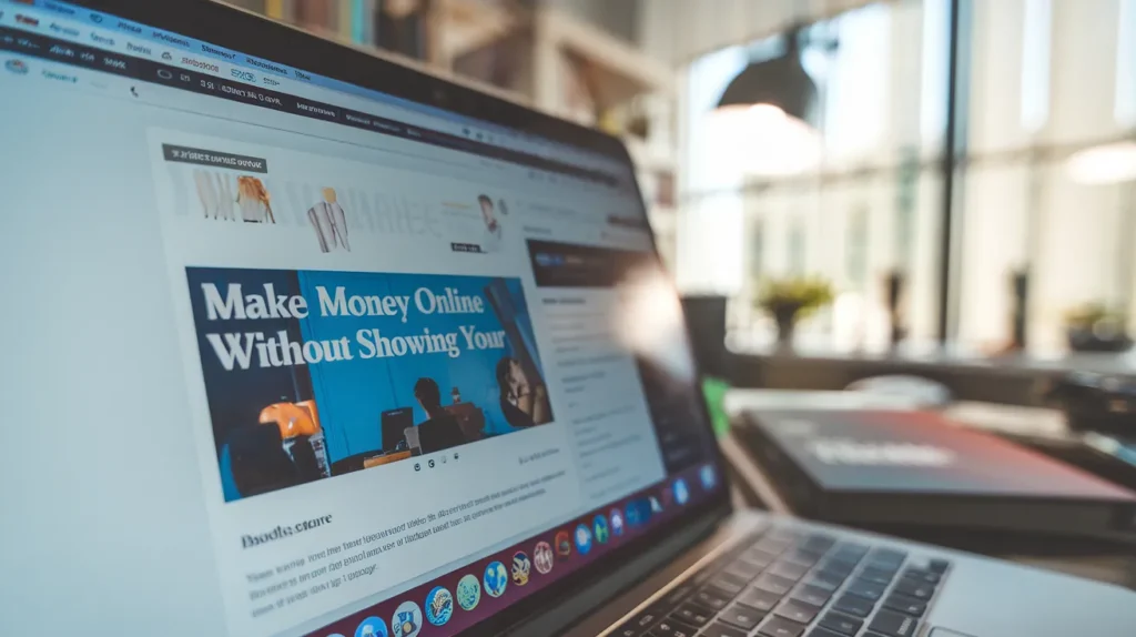 make money online without showing your face